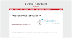 Desktop Screenshot of fd-distribution.be