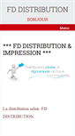 Mobile Screenshot of fd-distribution.be