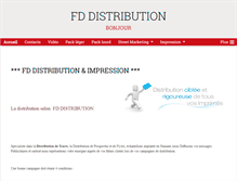 Tablet Screenshot of fd-distribution.be